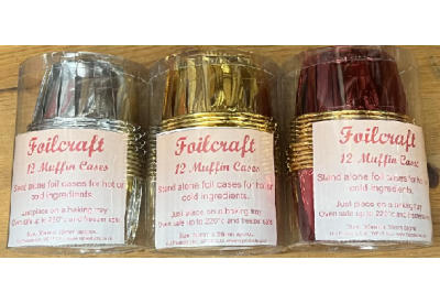 Foilcraft Coloured Foil Muffin Cases x 12